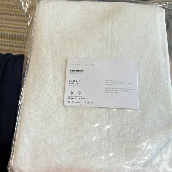 pottery barn emery curtain 50 x 96 panel